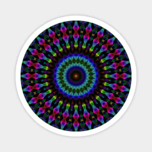 Rainbow Kaleidoscope Magnet